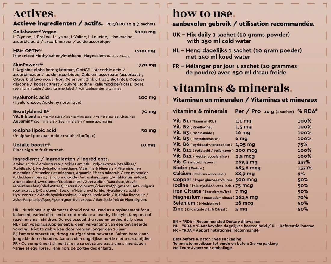 Vegan Collageen Booster (3x)